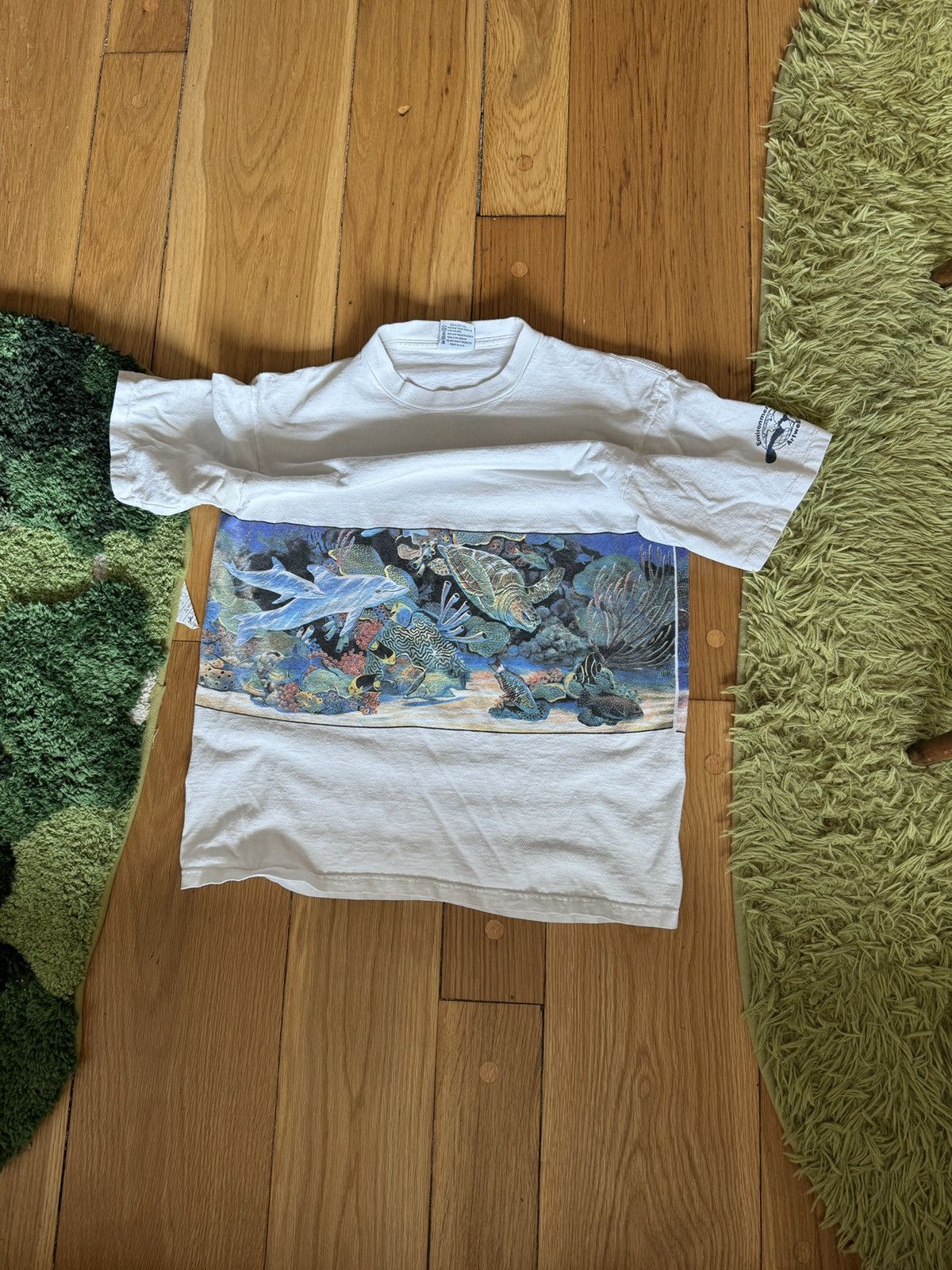 Vintage VINTAGE WRAP AROUND SEA TEE Size US M / EU 48-50 / 2 - 1 Thumbnail