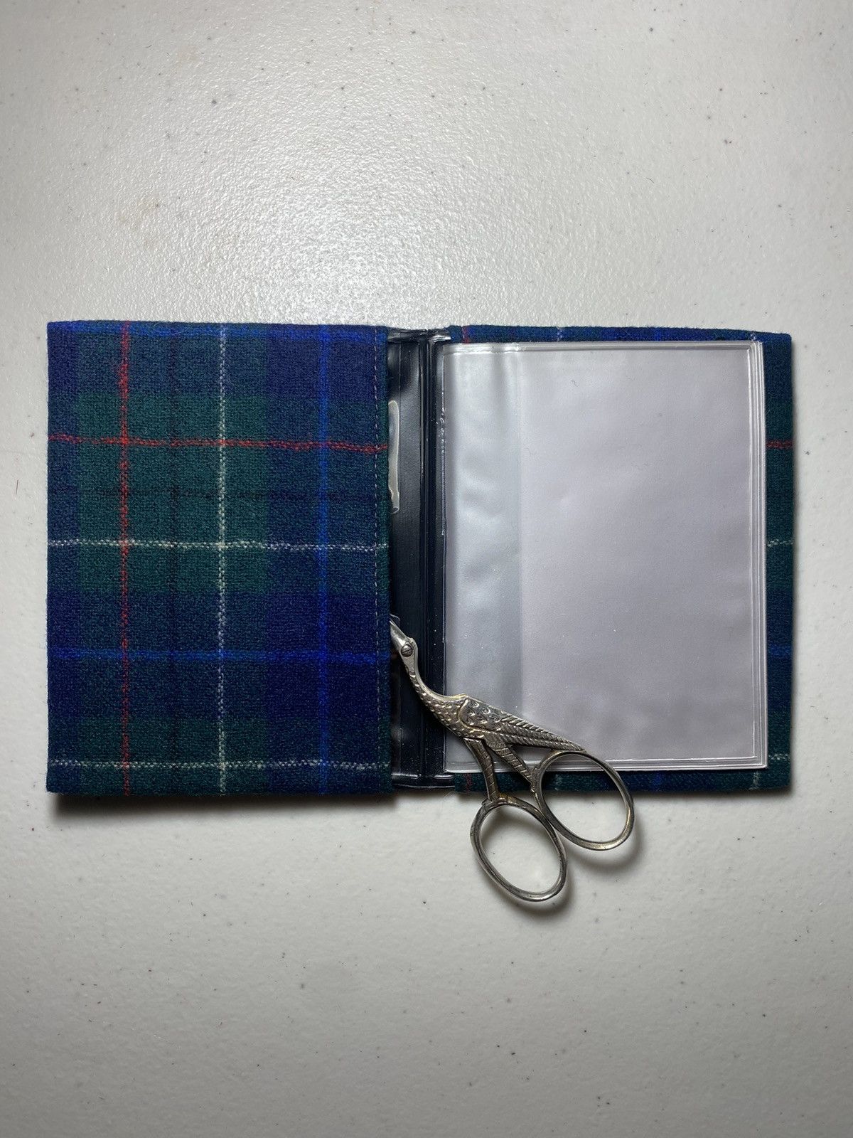 Pendleton Pendleton Wool Tartan Red Plaid Business Card Holder Wallet Size ONE SIZE - 4 Thumbnail