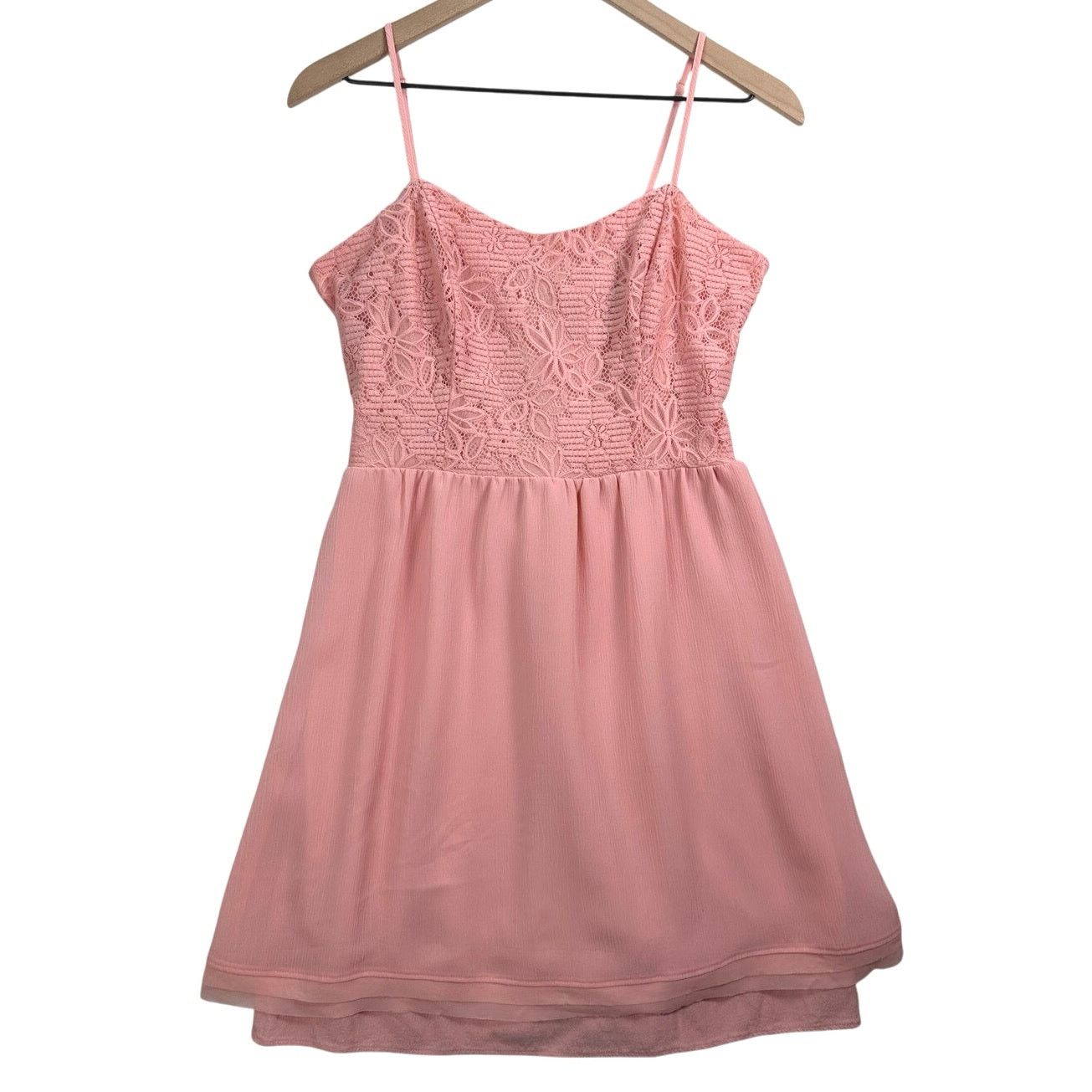 Vera Wang PRINCESS VERA Pink Lace Soft Dress Coquette Romantic Ballet Size S / US 4 / IT 40 - 1 Thumbnail