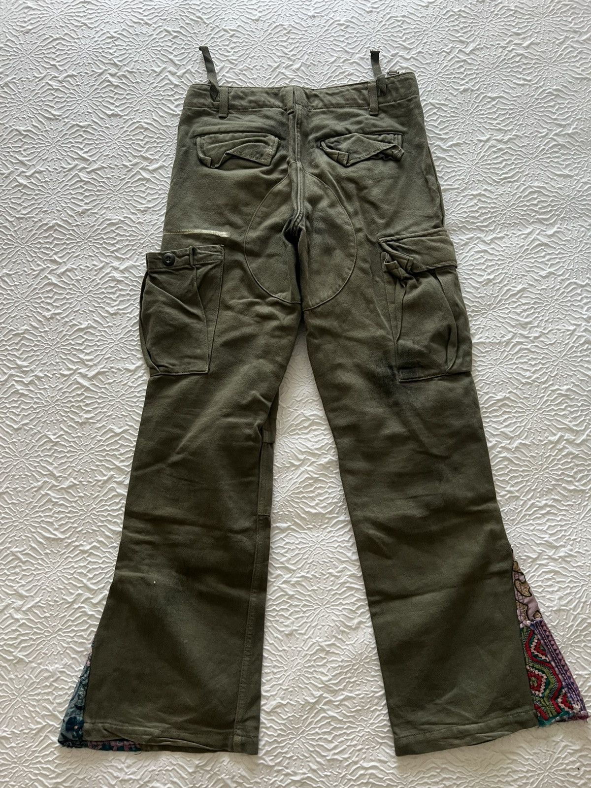 Japanese Brand Led Rechwe Veronica Flared Cargo Size US 30 / EU 46 - 3 Thumbnail