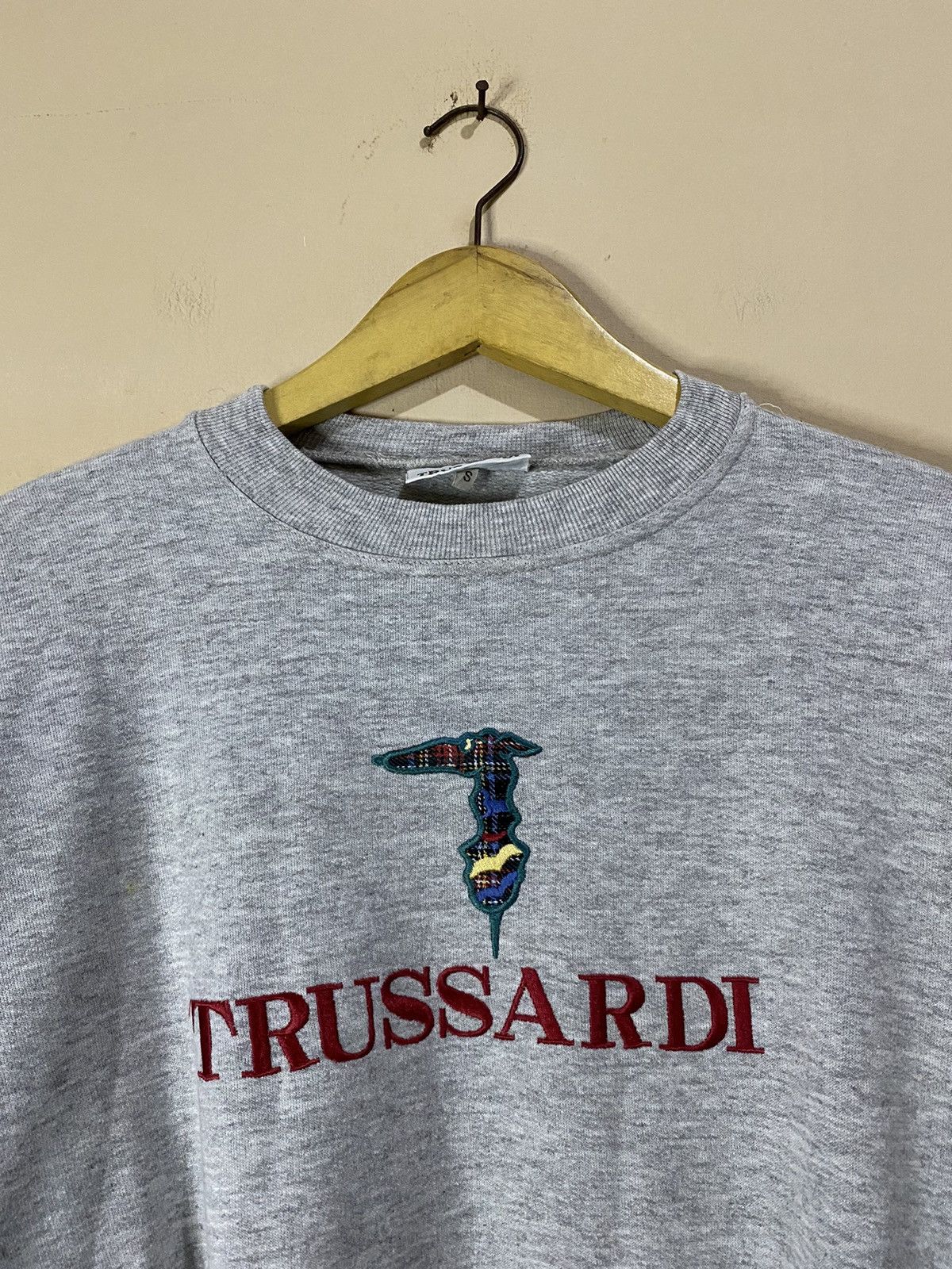 Vintage Vintage Trussardi Italy Embroidery Sweatshirt Size US M / EU 48-50 / 2 - 3 Thumbnail