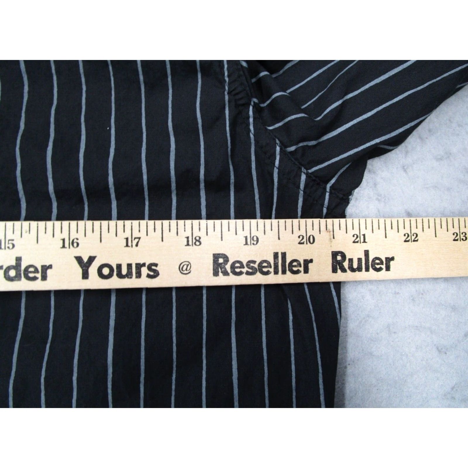 Vintage G-STAR RAW Mens Large XL Black Pinstripe Button Up Long Sleeve Shirt Vintage Size US L / EU 52-54 / 3 - 7 Thumbnail