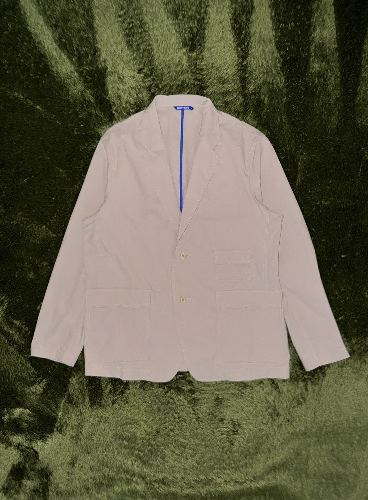 Japanese Brand [5] NEITHERS Utility Pocket Blazer Jacket NWOT Size US XL / EU 56 / 4 - 1 Thumbnail