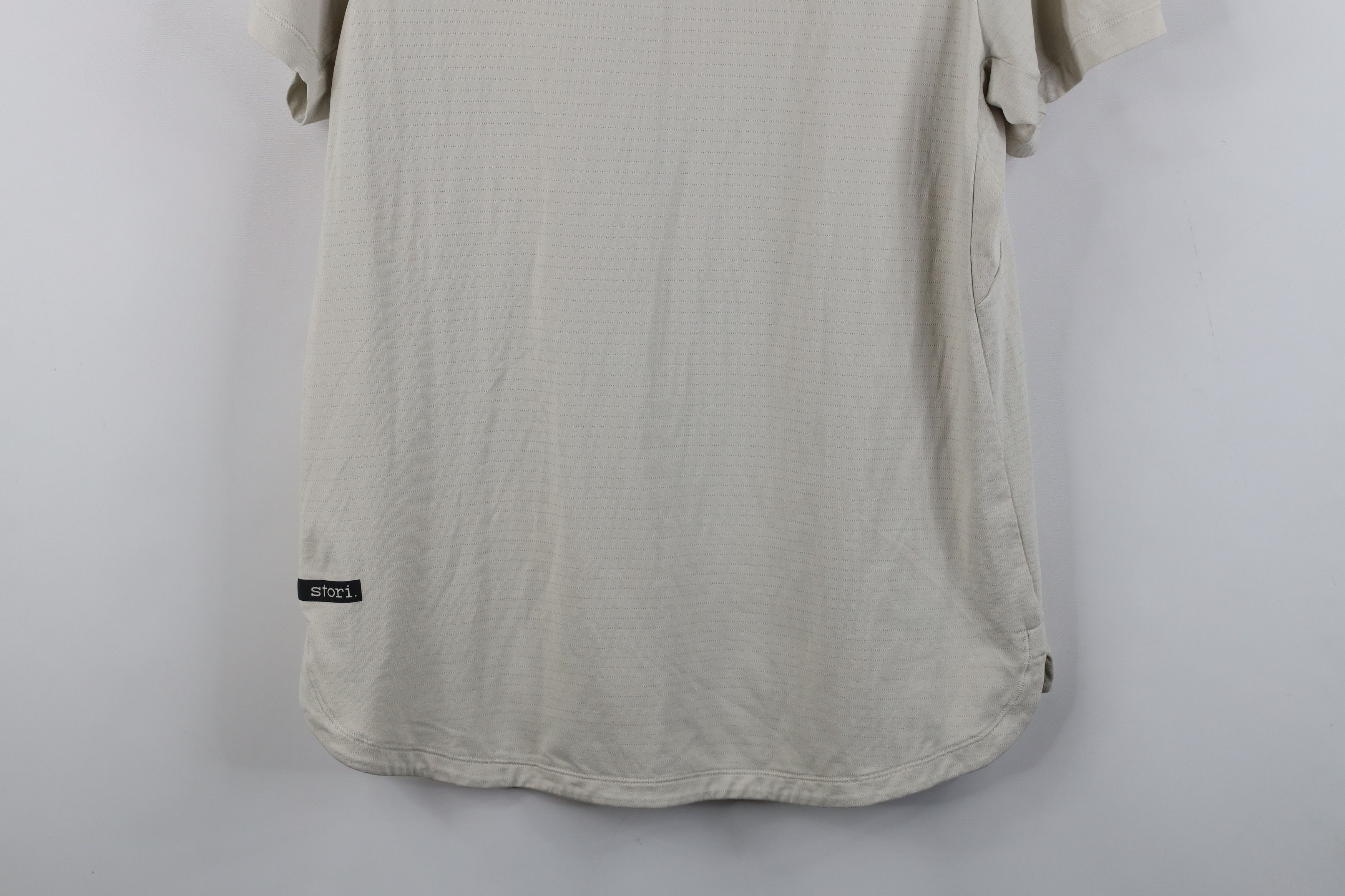 Vintage Stori Stretch Running Jogging Yoga Training T-Shirt Beige Size US S / EU 44-46 / 1 - 11 Thumbnail