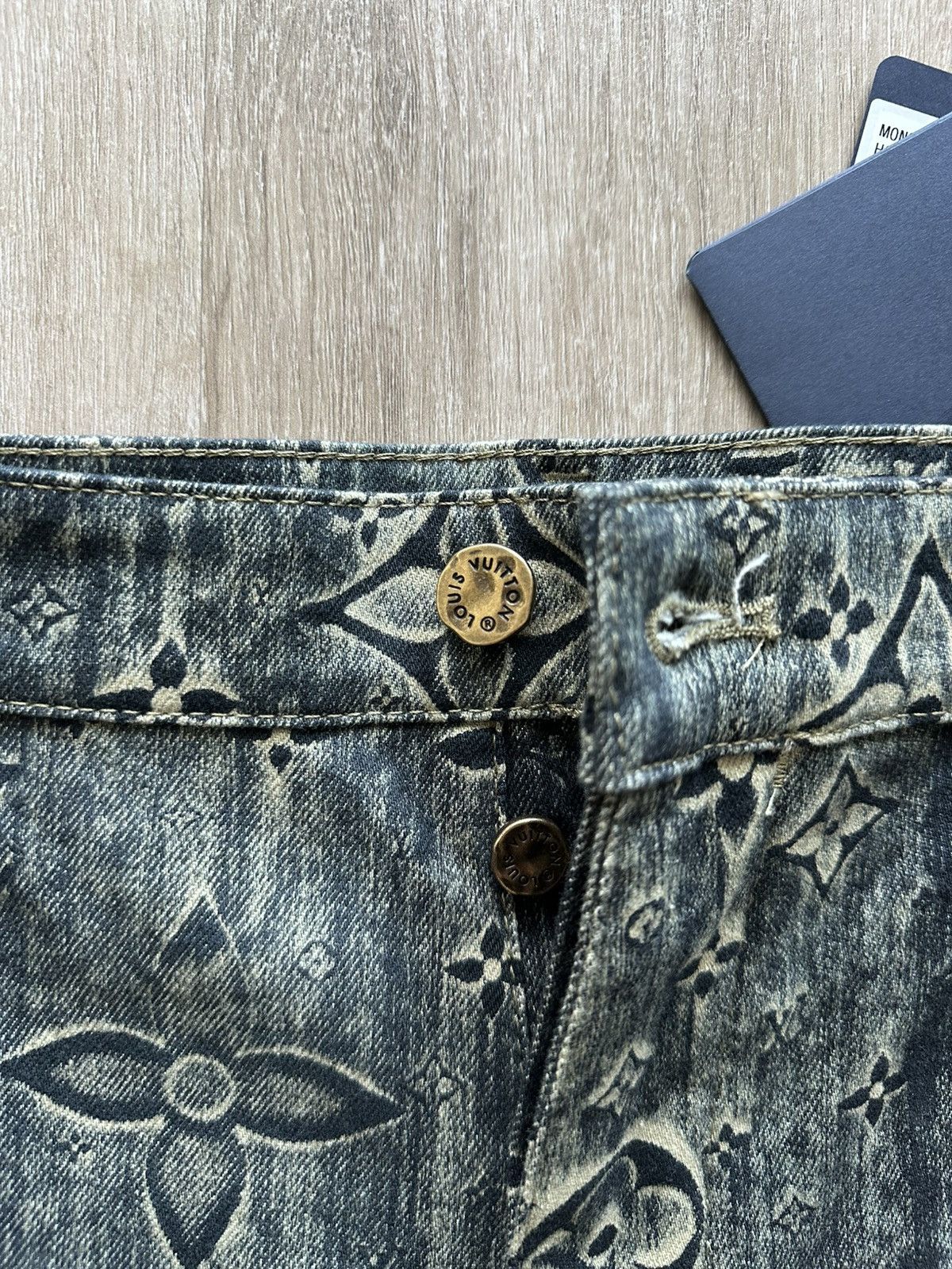 Louis Vuitton LOUIS VUITTON Denim Monogram Pant Size US 34 / EU 50 - 3 Thumbnail