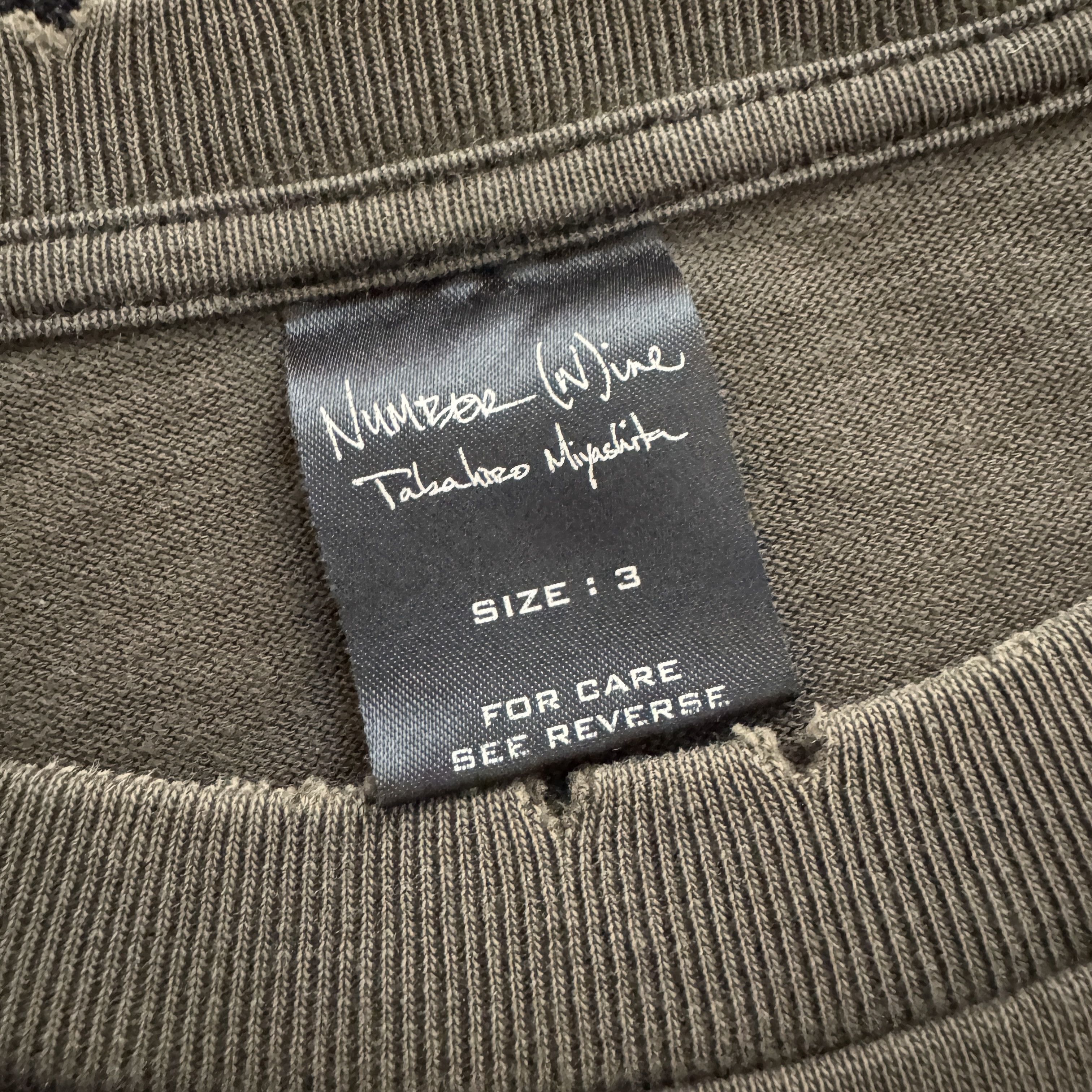 Number (N)ine Number (N)ine Bush Tee Size US L / EU 52-54 / 3 - 6 Thumbnail