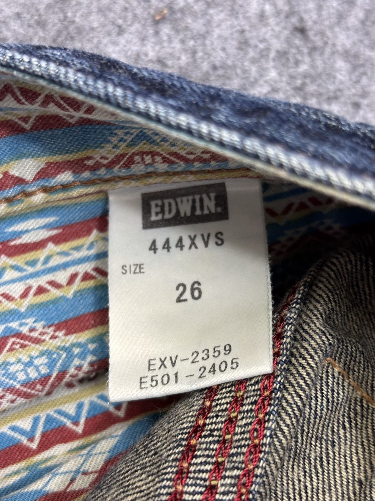 Edwin 💥Sick Fades Style💥Edwin Navajo Motive Wide Denim F996 Size US 28 / EU 44 - 13 Thumbnail