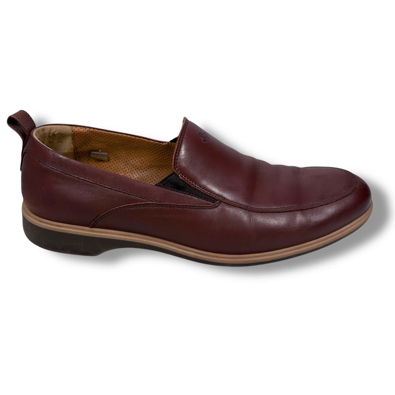 Other Amberjack Loafers Men’s US 12 M Brown Leather Slip On Shoes Size US 12 / EU 45 - 1 Thumbnail