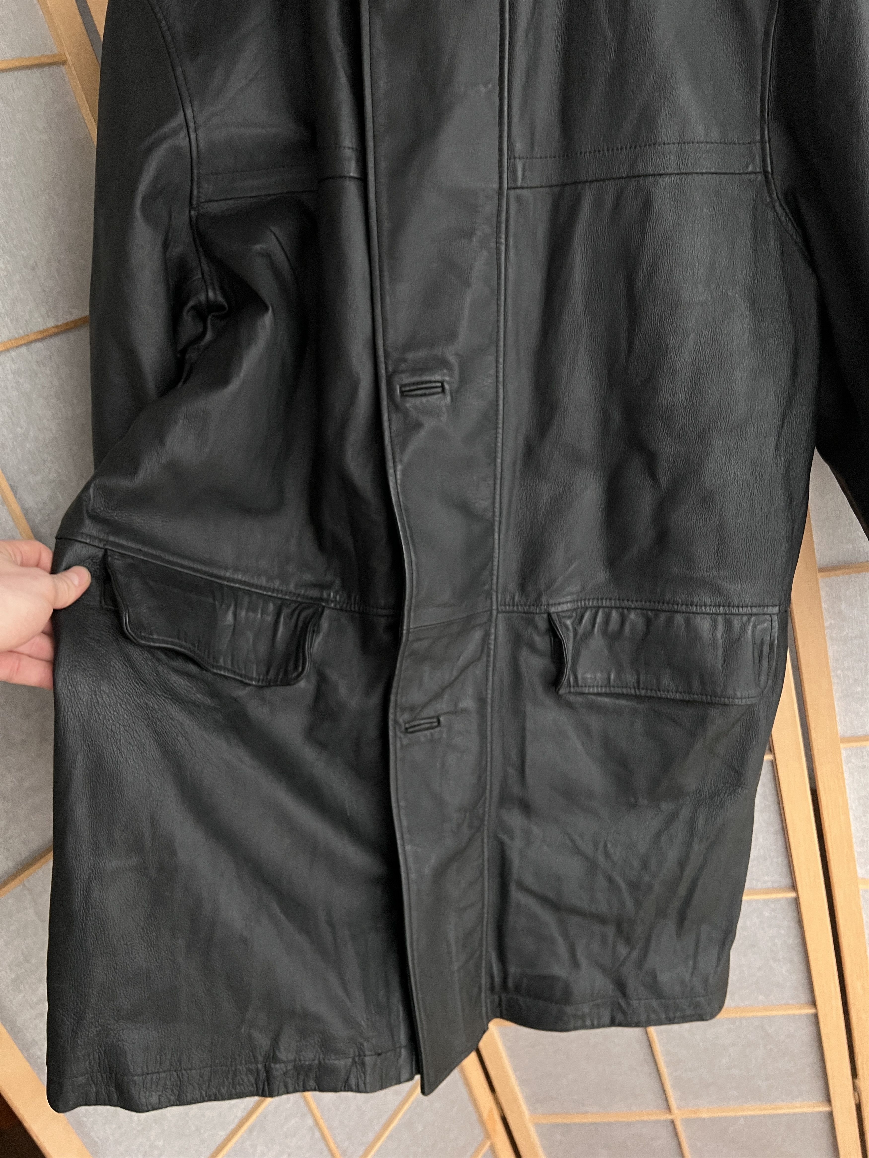 If Six Was Nine 14th Addiction Yohji Yamamoto style leather jacket LGB coat Size US XL / EU 56 / 4 - 11 Thumbnail