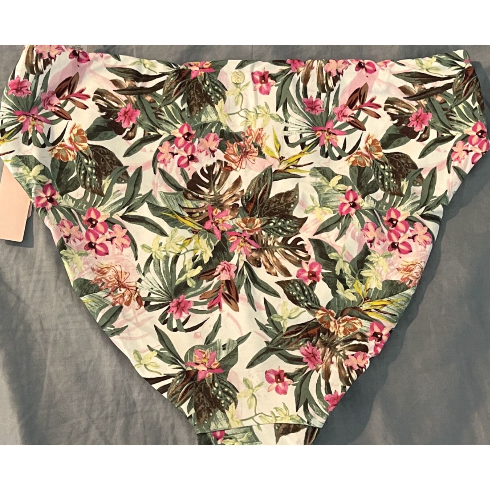 Victoria's Secret Victoria's Secret Colorful Floral Women's M Medium Swim Bottoms Size 32" / US 10 / IT 46 - 2 Thumbnail
