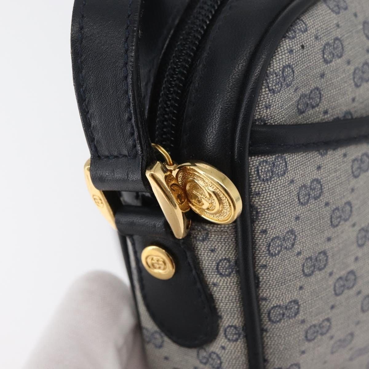 Gucci Gucci Micro GG Supreme Shoulder Bag Blue Size ONE SIZE - 7 Thumbnail