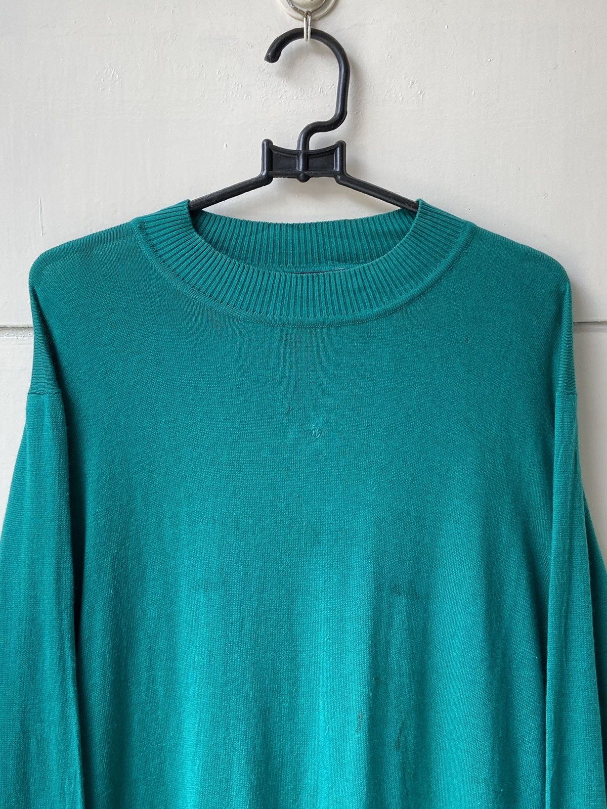 Band Tees × Designer × Japanese Brand BJORK Green Knit Sweater Size US XS / EU 42 / 0 - 3 Thumbnail