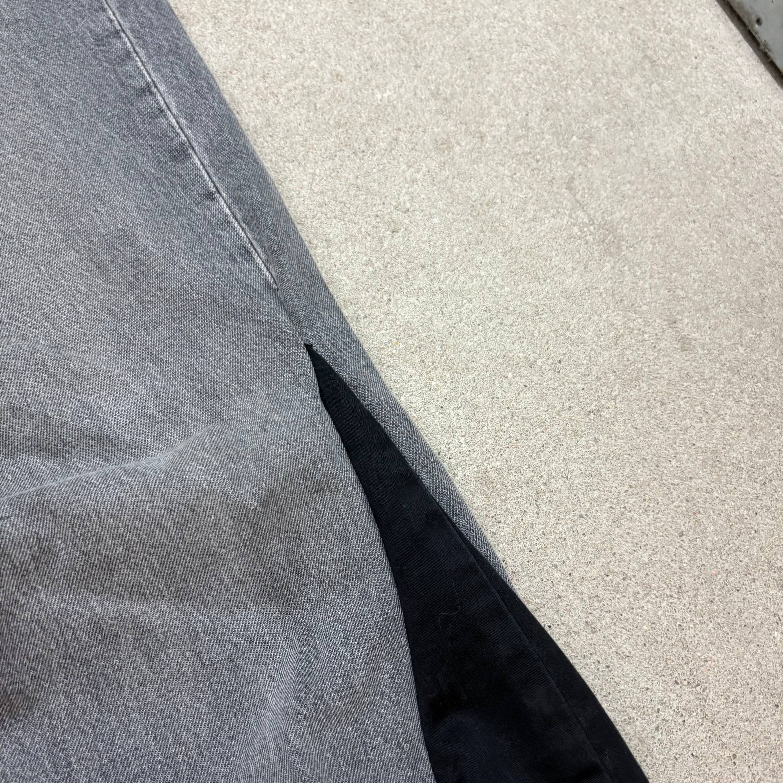 Japanese Brand Custom gray Baggy Distressed Jeans Painted Wide Leg Size US 32 / EU 48 - 6 Thumbnail