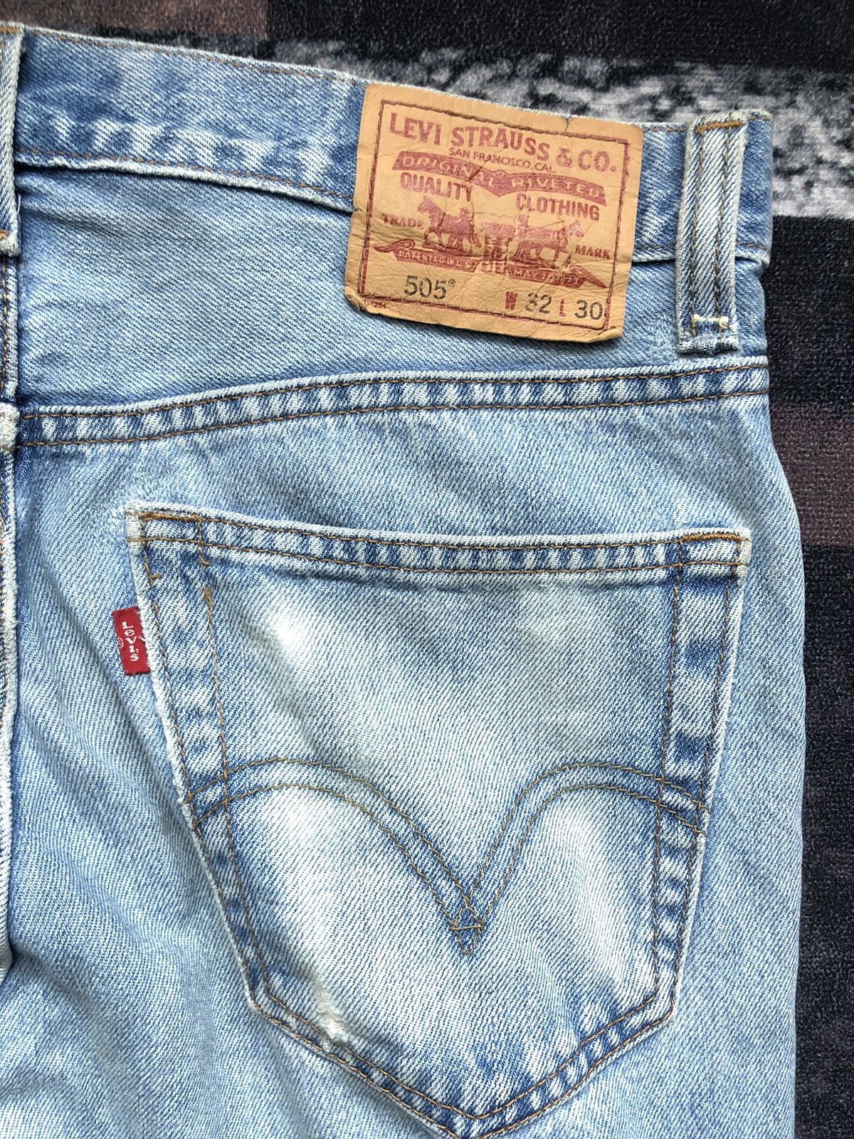 Levi's Vintage Levi's 505 Ripped Jeans Hip Hop Style Size US 34 / EU 50 - 8 Thumbnail
