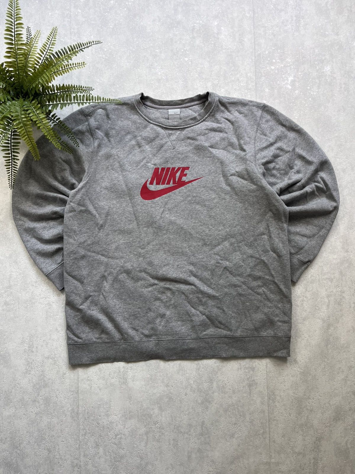 Nike × Vintage 90’s NIKE BIG LOGO SPELLOUT SWOOSH RETRO RARE CREWNECK Y2K Size US XL / EU 56 / 4 - 1 Thumbnail
