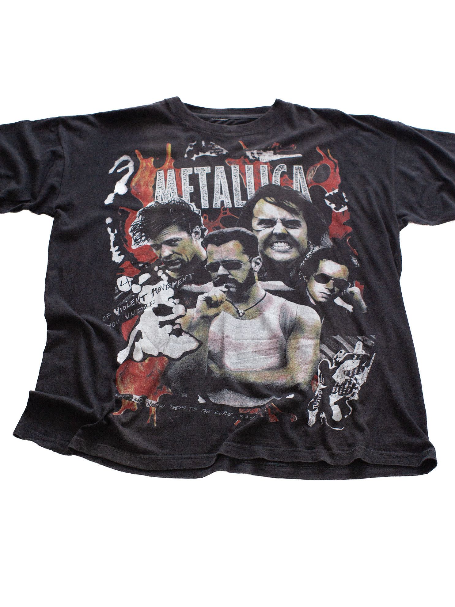 Band Tees Vintage 90s Metallica "Load" Euro Bootleg Band T-Shirt Size US XL / EU 56 / 4 - 1 Thumbnail