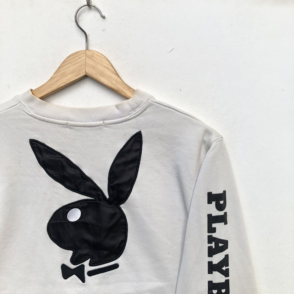 Playboy Vintage 90s Playboy Bunny Logo Embroidered Sweatshirt | XS Size US XS / EU 42 / 0 - 6 Thumbnail