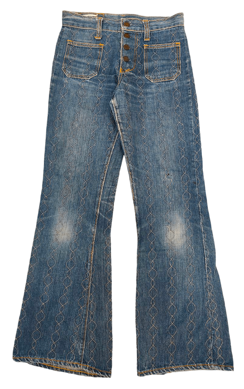 Hysteric Glamour 💥LAST CALL💥 Blueway Flare Denim Size 27" / US 4 / IT 40 - 2 Thumbnail