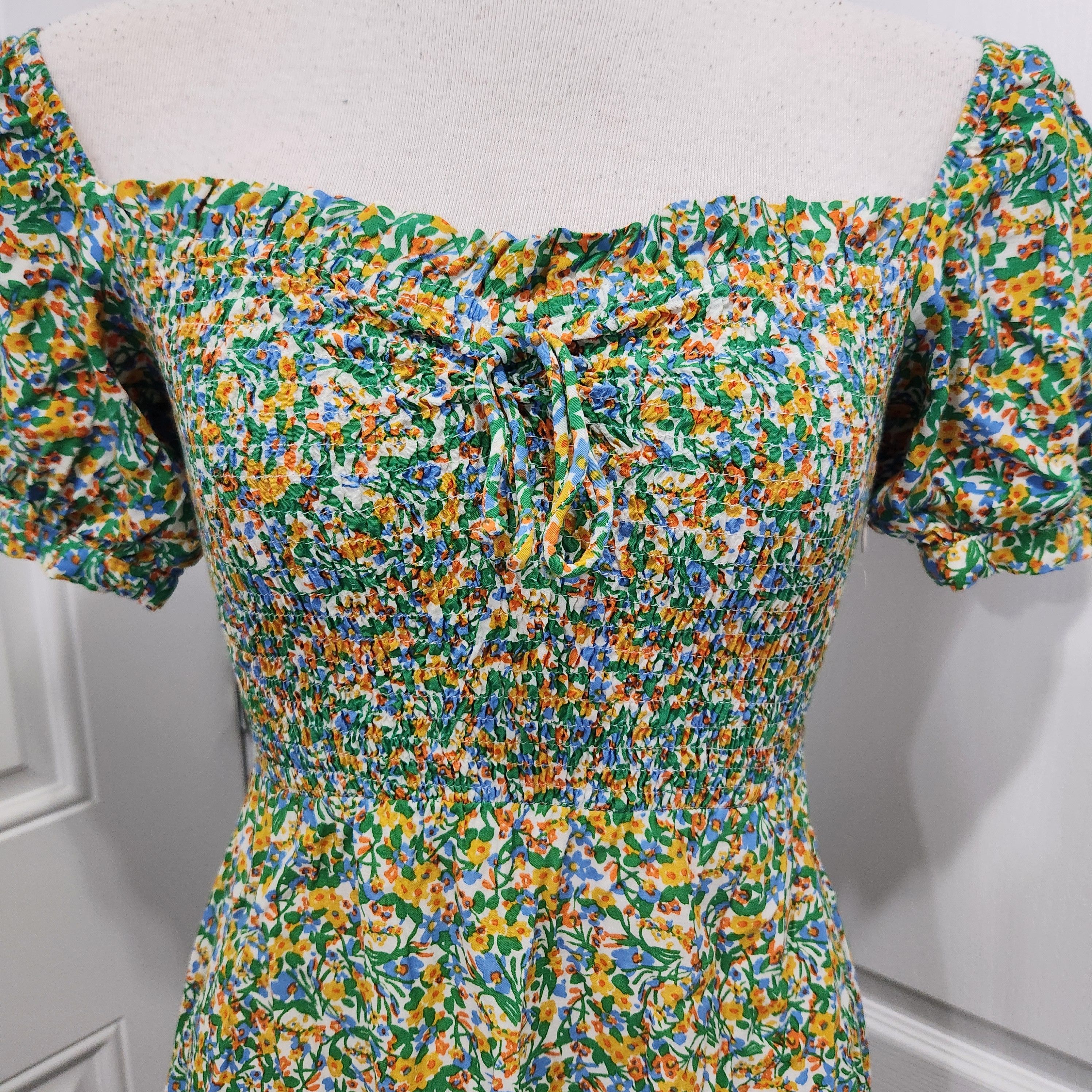 FAITHFULL Faithfull The Brand Sasha Mini Floral Dress Size S / US 4 / IT 40 - 3 Thumbnail