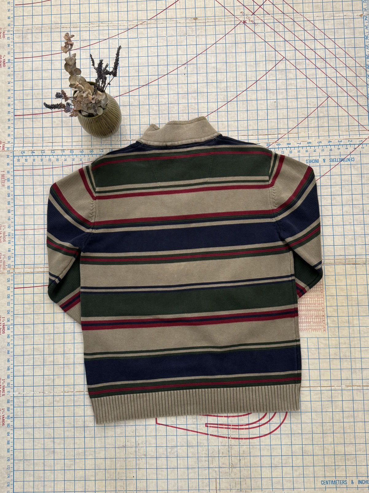 Jeep Vintage Jeep 1/4 Zip Striped Sweater Fits Mens Size Medium Size US M / EU 48-50 / 2 - 12 Thumbnail