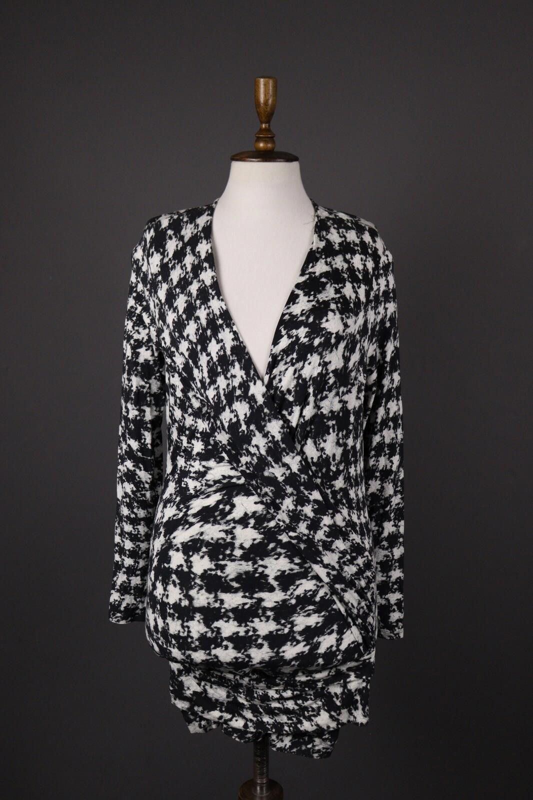 Designer Marc Cain Multicolor Abstract Wrap Dress Size 3 GB 12 US 8 Size M / US 6-8 / IT 42-44 - 1 Thumbnail