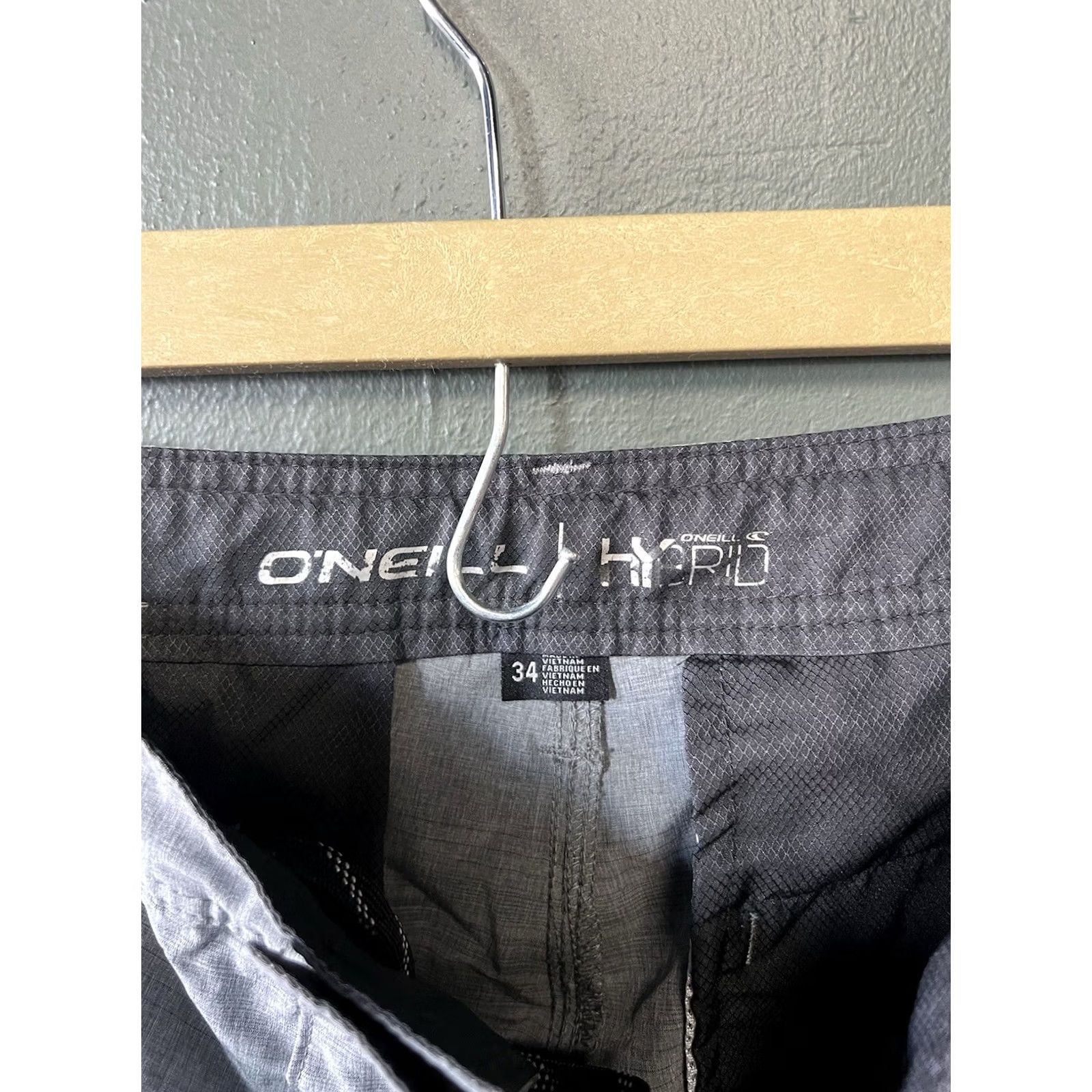 O'Neill O'Neill Mens Gray Chino Hybrid Board Shorts Size 34 Size US 34 / EU 50 - 3 Thumbnail