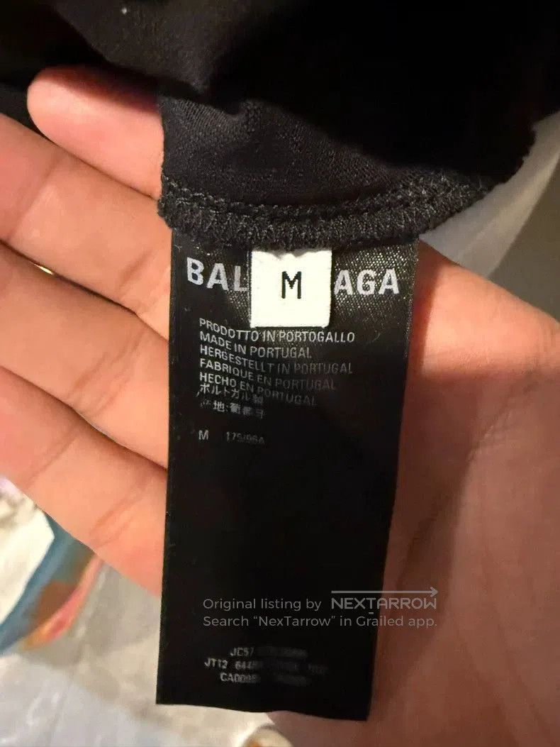 Balenciaga Balenciaga Black Layered T-shirt. Size US M / EU 48-50 / 2 - 5 Thumbnail