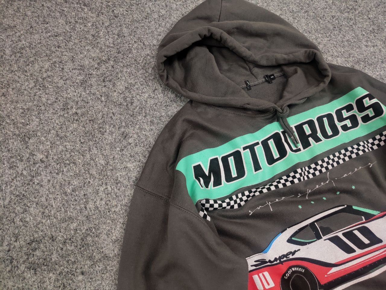 NASCAR Vintage Motocross Car Racing Nascar Logo Gray Hoodie Size US M / EU 48-50 / 2 - 7 Thumbnail