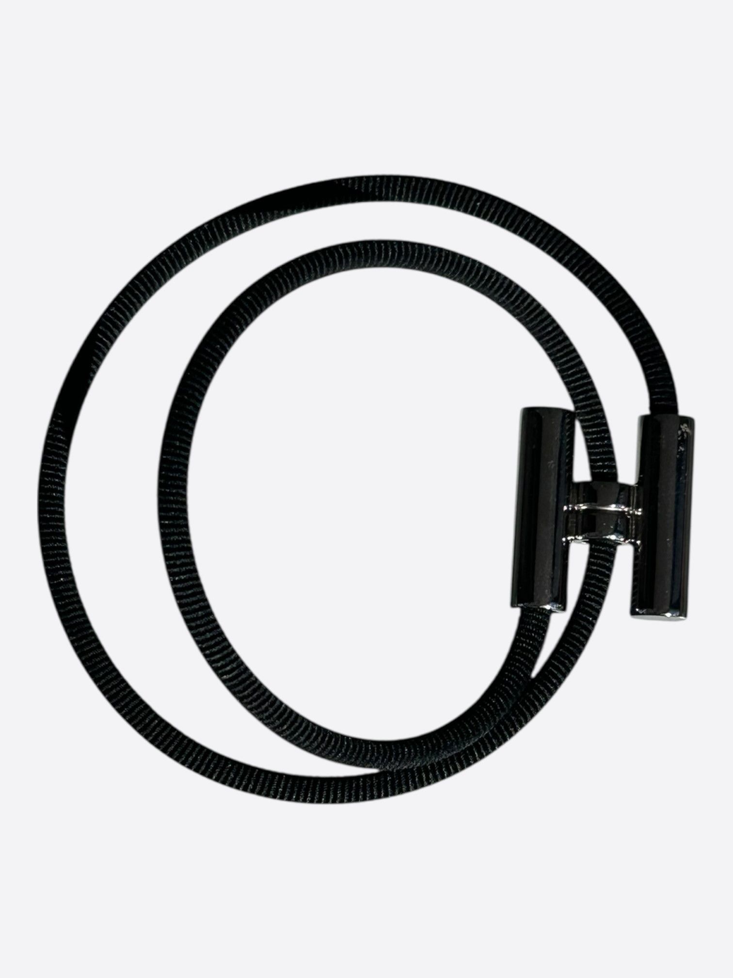 Hermes Hermes So-Black Tournis Tresse Bracelet Size ONE SIZE - 1 Thumbnail