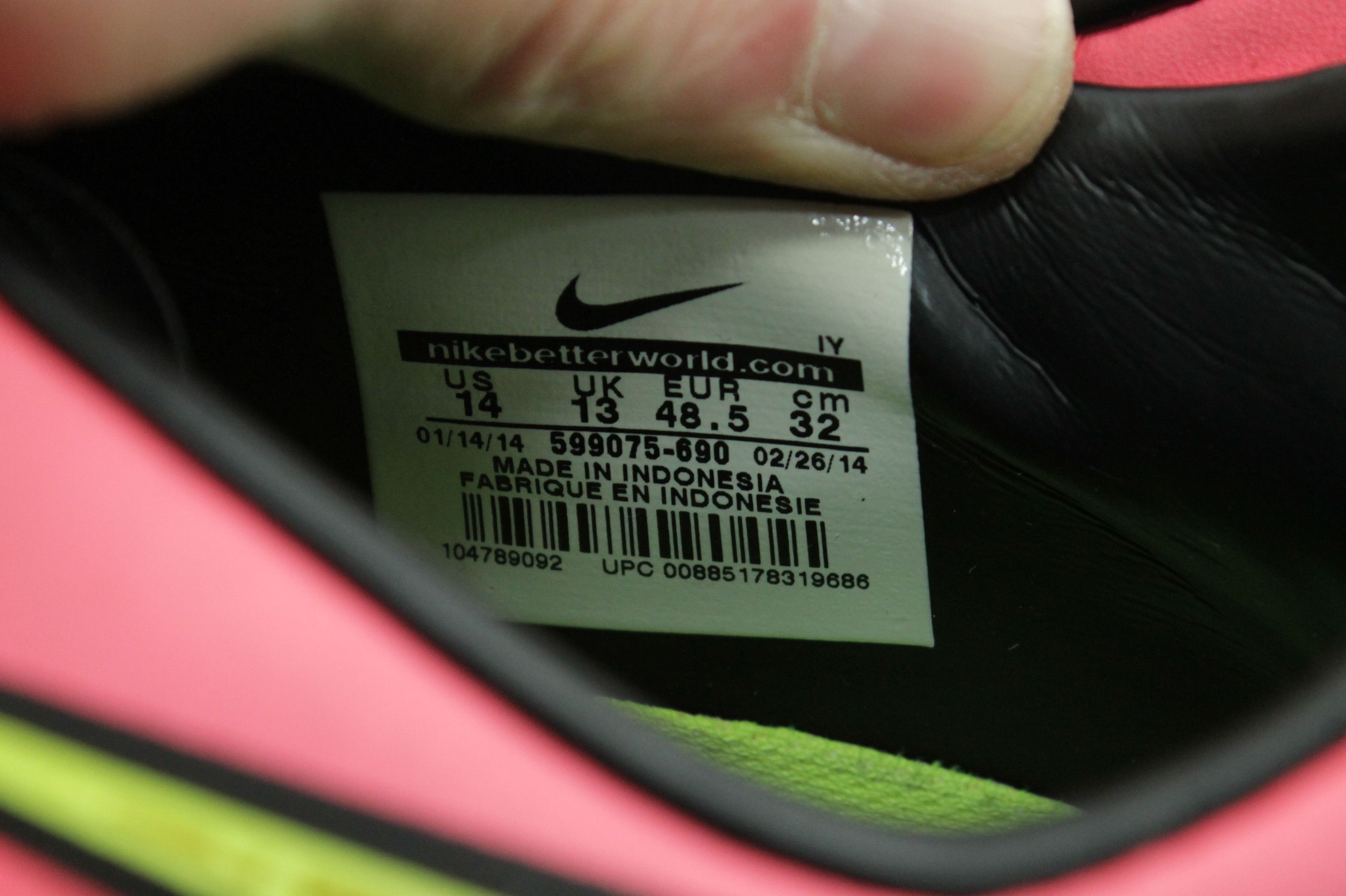 Nike Nike Hypervenom Phatal FG 599075-690 Football Boots Size US 14 / EU 47 - 11 Thumbnail