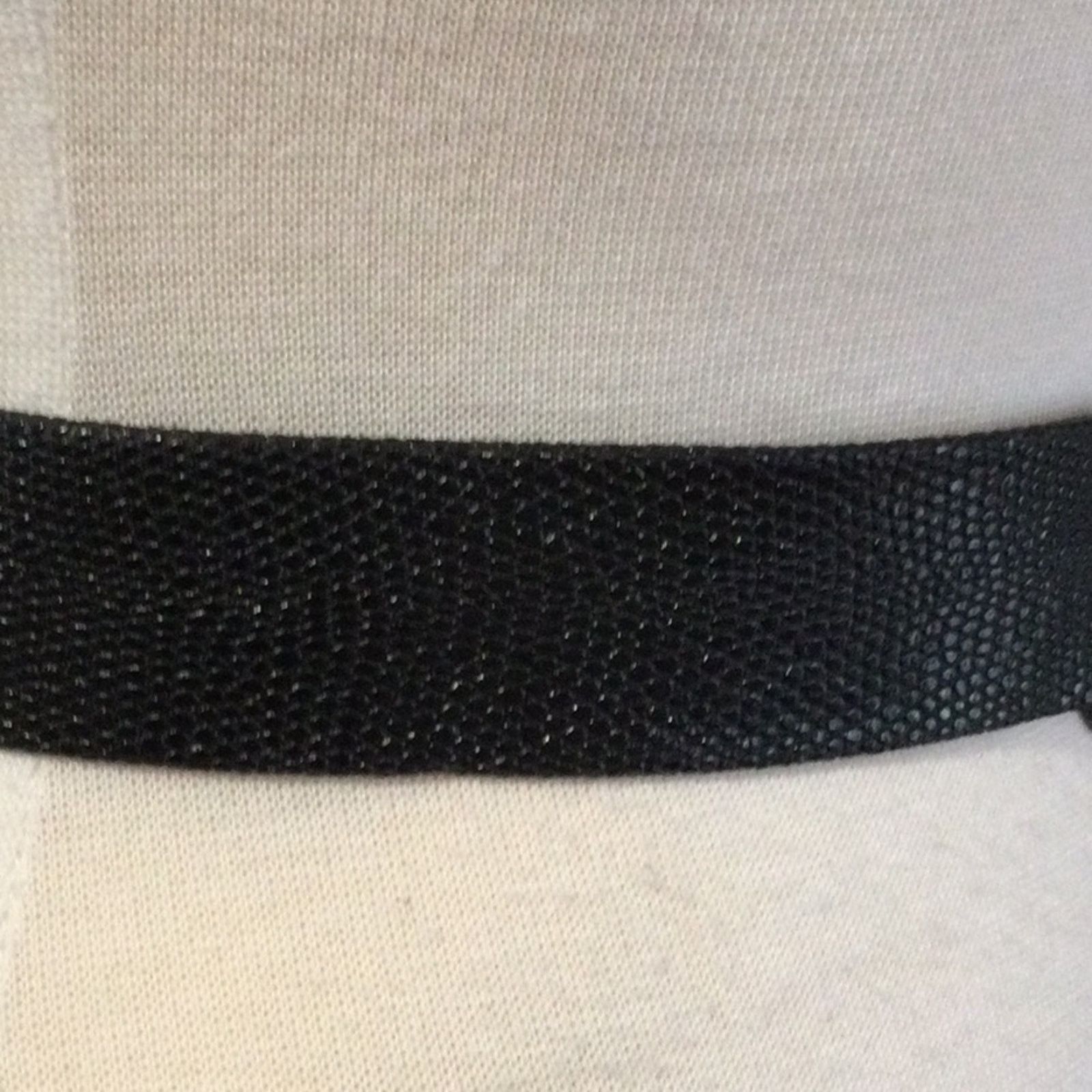 Other Black Belt w/Silver Plated Art Decor Buckle 32 Inches Size ONE SIZE - 5 Thumbnail