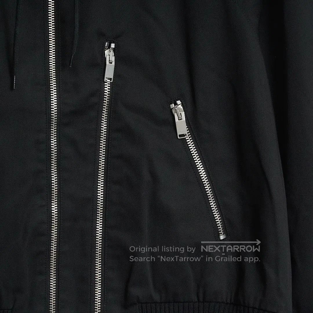 Saint Laurent Paris Saint Laurent Men's Black Hooded Jacket. Size US M / EU 48-50 / 2 - 3 Thumbnail