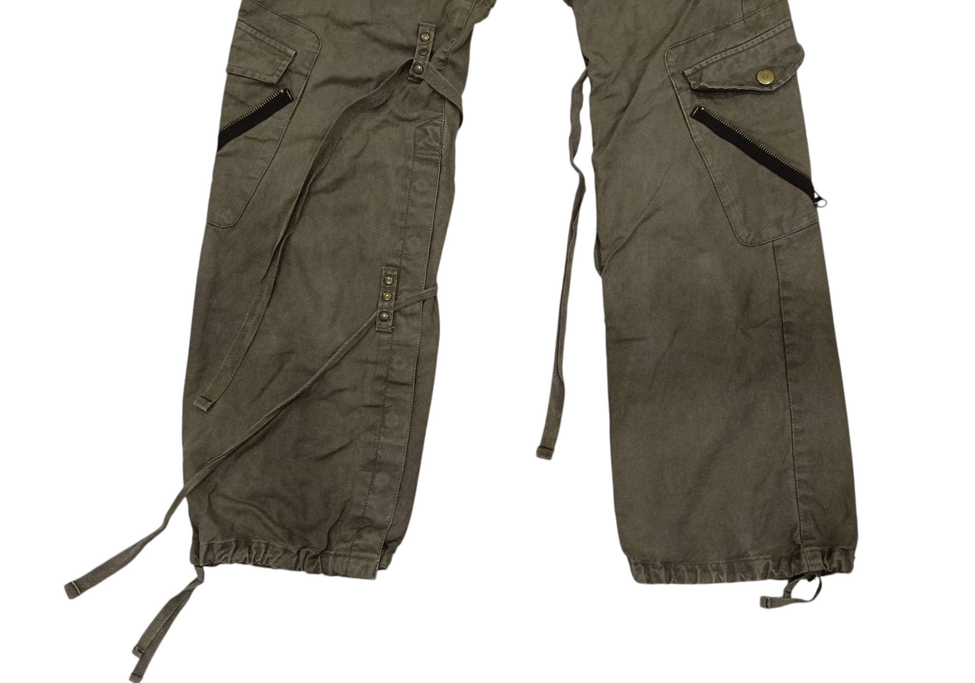 PPFM PPFM Double Waist Bondage Trousers (S317) Waist 30 Size US 30 / EU 46 - 3 Thumbnail