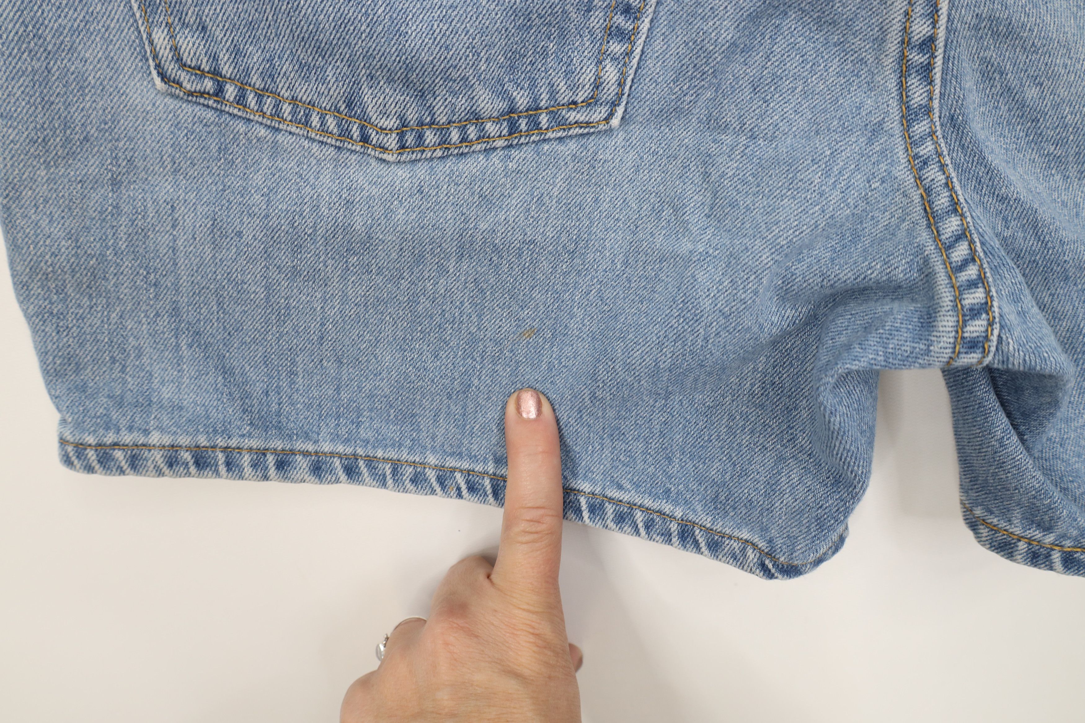 Levi's Vintage Y2K 2002 Levis Denim Jean Shorts Jorts Blue Cotton Size 30" / US 8 / IT 44 - 13 Thumbnail