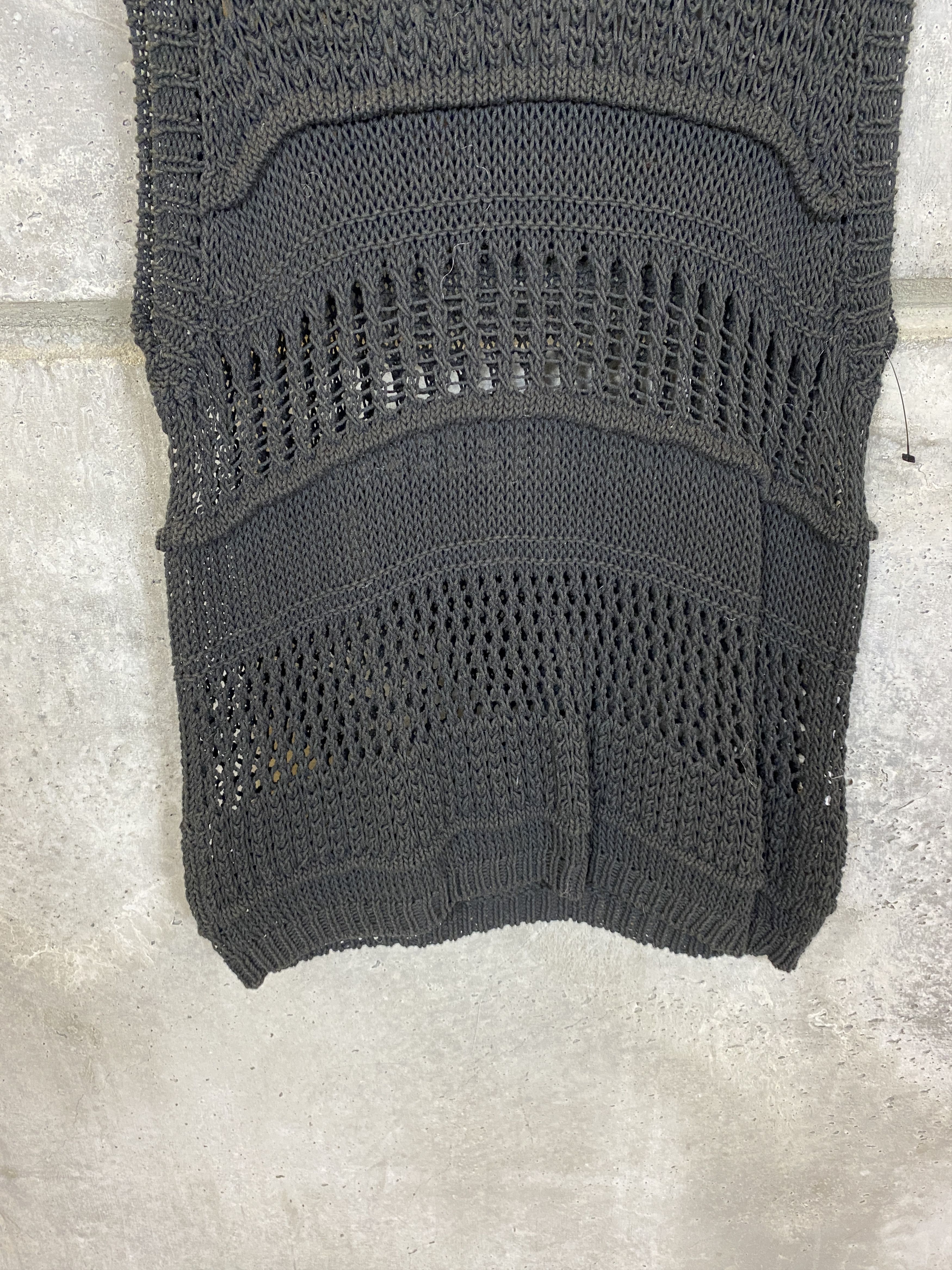 Number (N)ine NUMBER (N)INE MESH KNIT SLEEVELESS TANK TOP SWEATER Size US L / EU 52-54 / 3 - 4 Thumbnail
