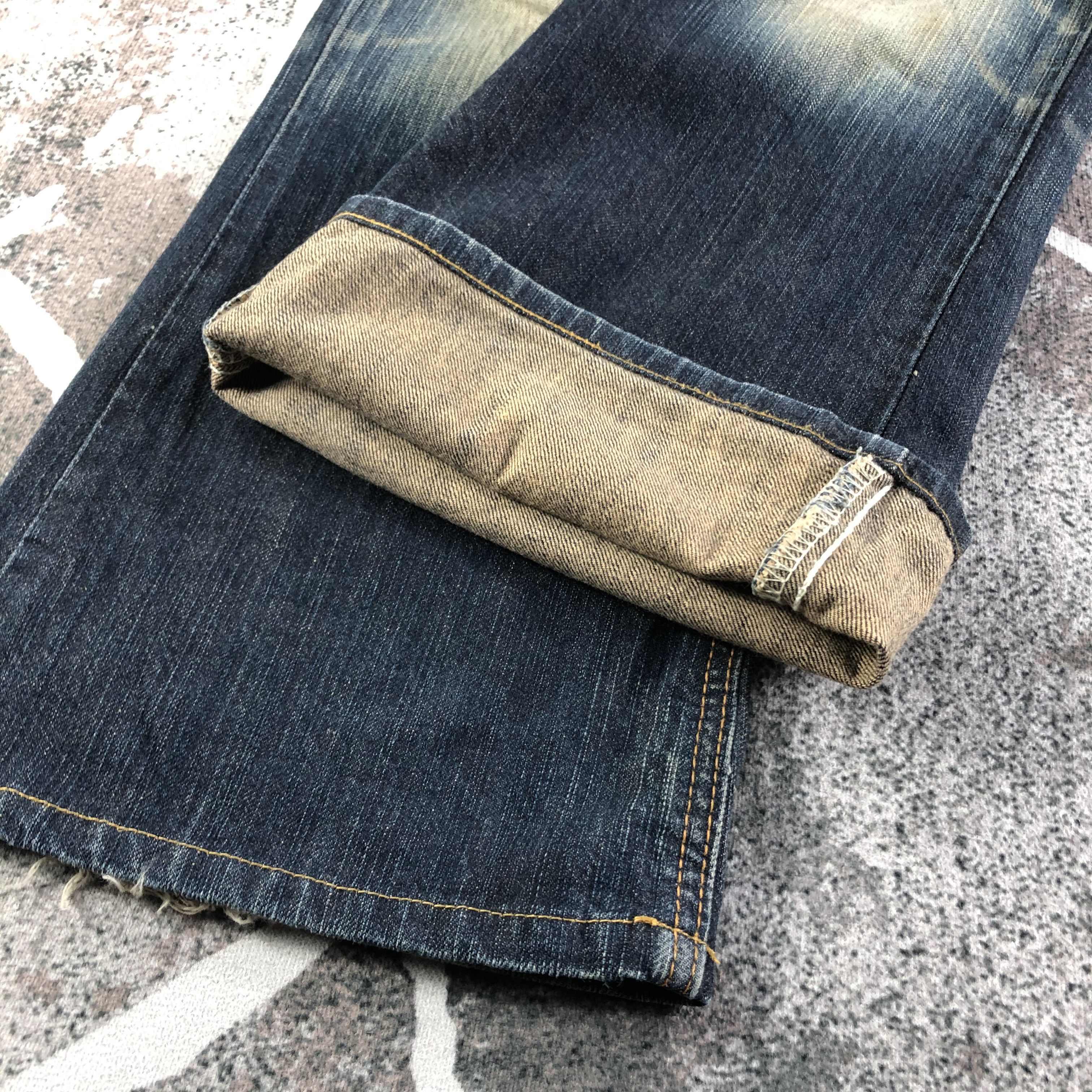 Edwin Distress Edwin XV Jeans Rusty Blue Denim KJ2427 Size US 32 / EU 48 - 7 Thumbnail