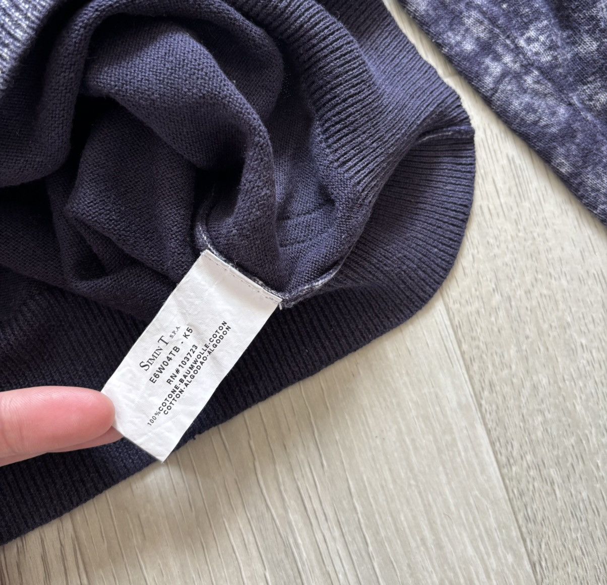 Armani × Vintage Vintage Armani Jeans Sweater Knit Avant Garde Size US L / EU 52-54 / 3 - 5 Thumbnail