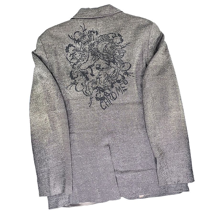 Other Chrom Brown Tweed Vintage Sports Jacket from France Size 40R - 4 Thumbnail