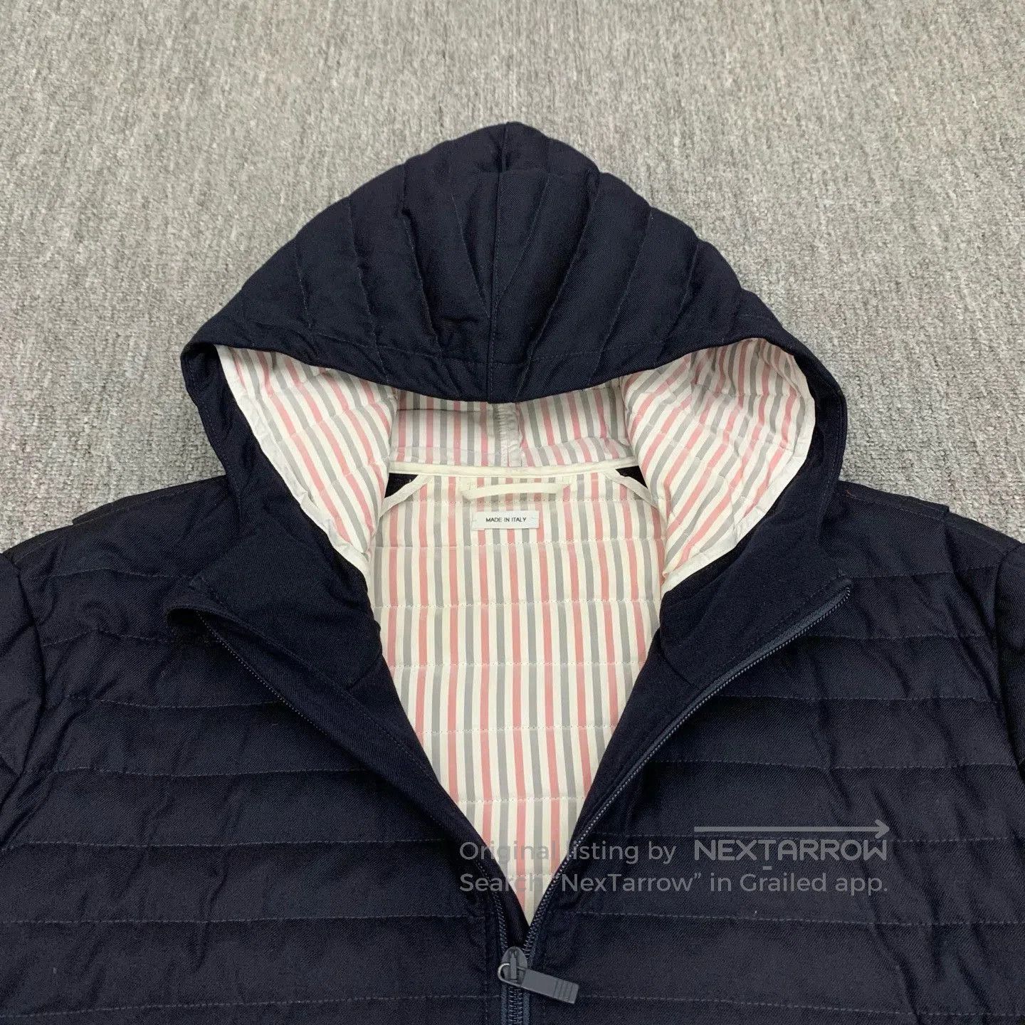 Thom Browne thom browne navy down jacket with stripes. Size US M / EU 48-50 / 2 - 9 Thumbnail