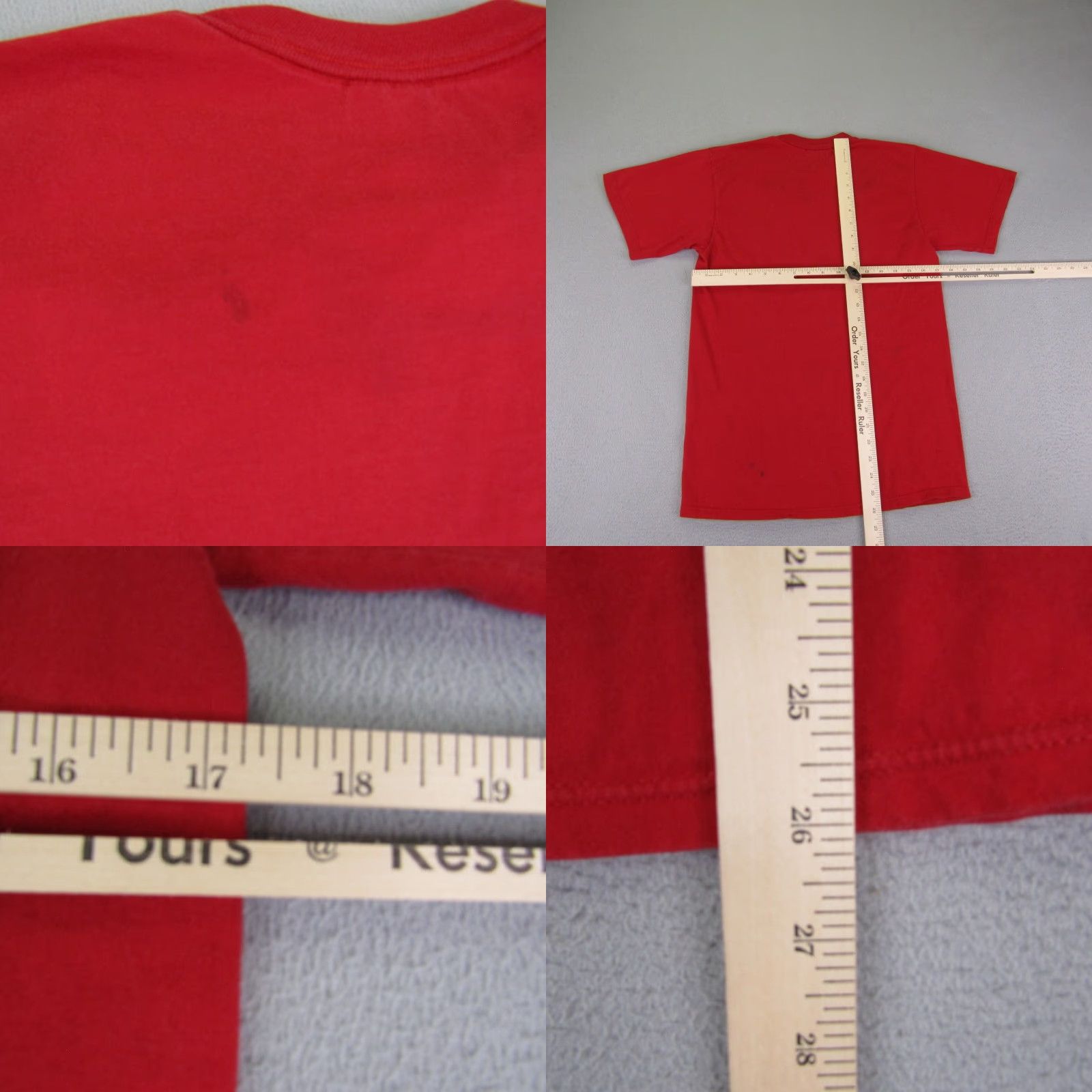 Velva Sheen VINTAGE Velva Sheen Shirt Mens M Red 90s Marine V-Neck T-Shirt Size US M / EU 48-50 / 2 - 8 Thumbnail