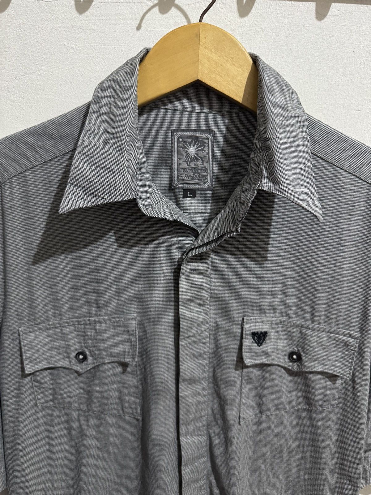 Maison MIHARA YASUHIRO Miharayasuhiro Buckle Back Avant Garde Shirt Size L / US 10 / IT 46 - 2 Thumbnail