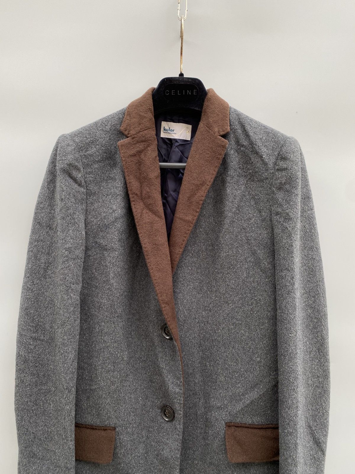 Kolor Kolor- A/W 2014- Angora/ Wool Coat Size M / US 6-8 / IT 42-44 - 2 Thumbnail