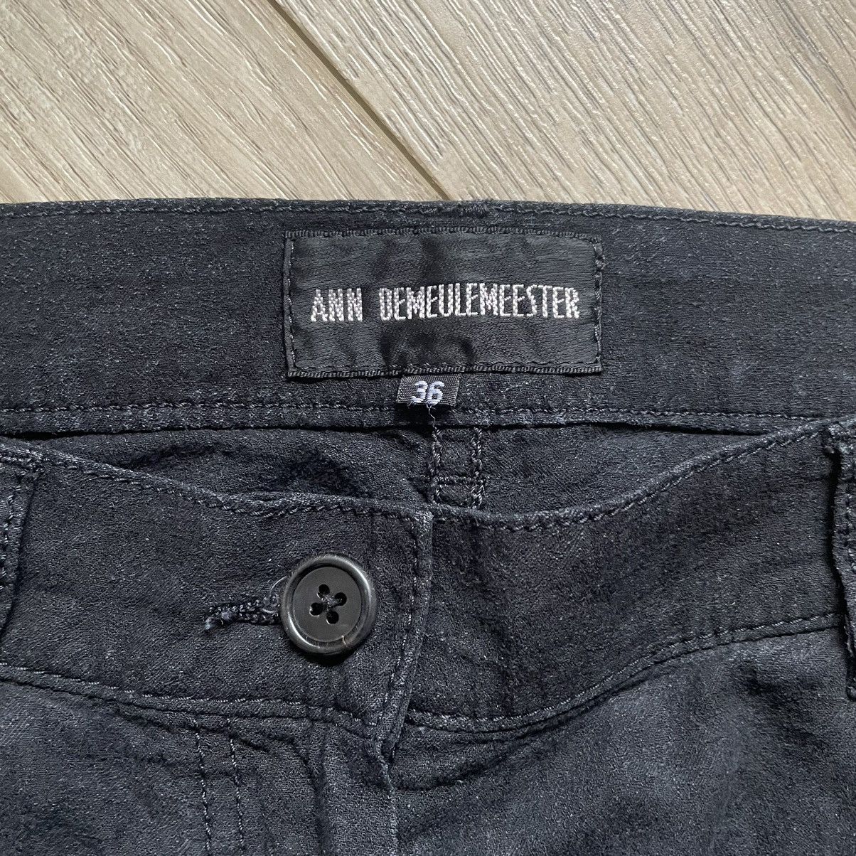 Ann Demeulemeester Ann Demeulemeester Baroque Noir Trousers Size 26" / US 2 / IT 38 - 9 Thumbnail