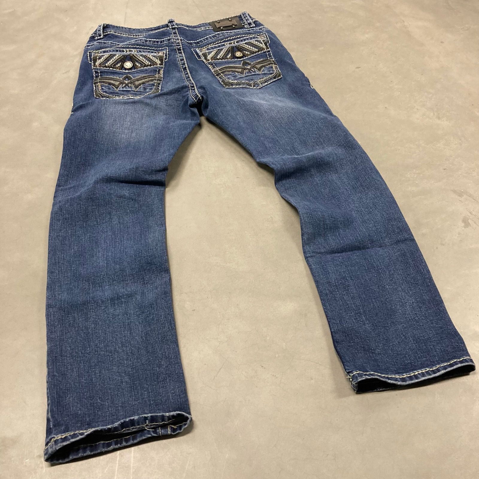Vintage vintage y2k western blues jeans 34x30 Size US 34 / EU 50 - 2 Thumbnail
