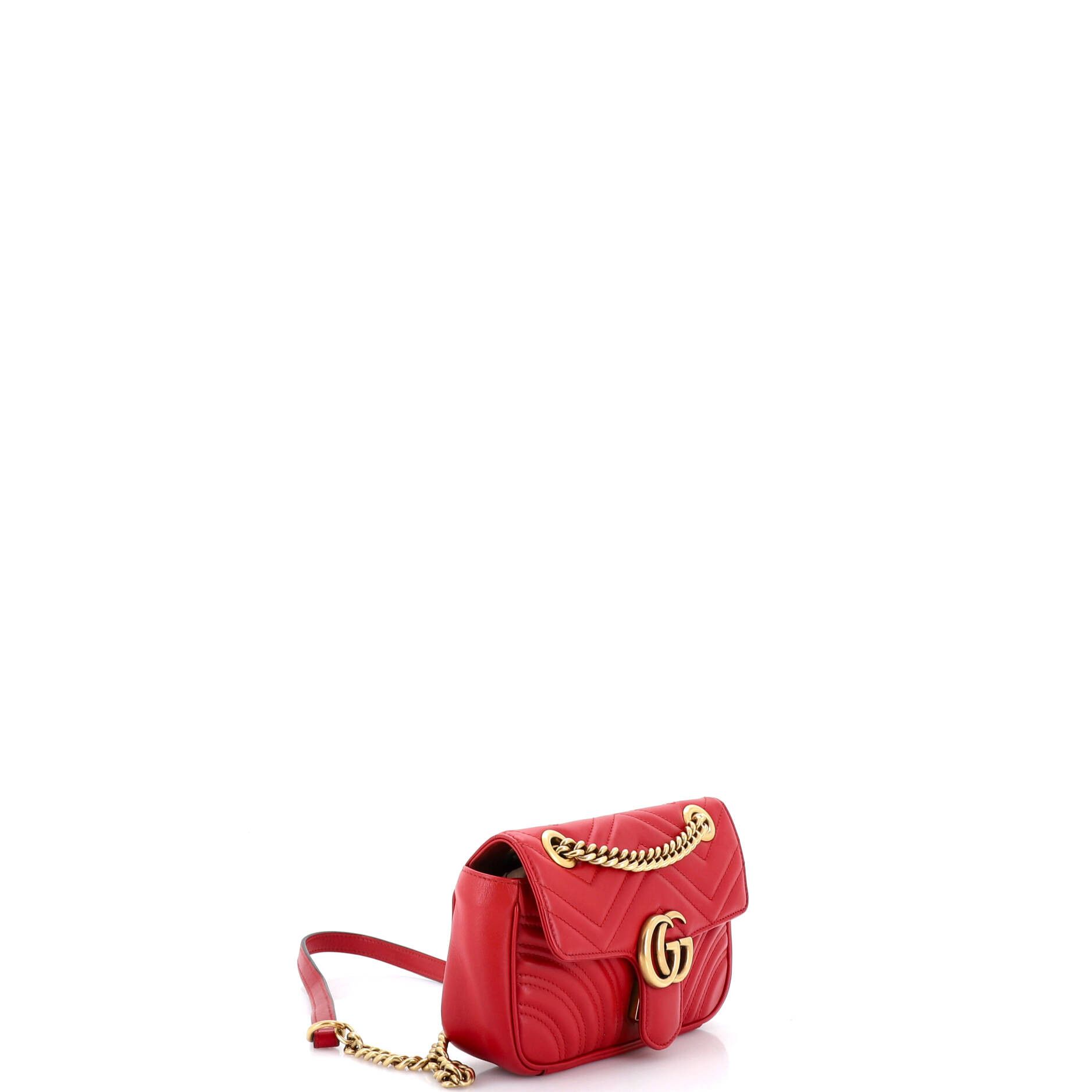 Gucci Gg marmont flap bag matelasse leather mini Size ONE SIZE - 1 Thumbnail