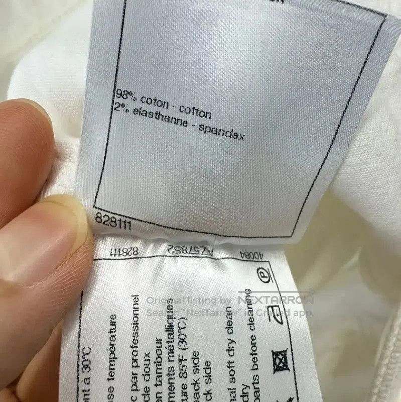 Chanel Chanel White Cotton Ladies Jeans . Size 27" / US 4 / IT 40 - 6 Thumbnail