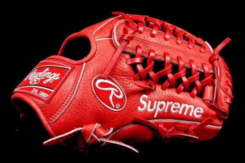 Supreme SS12 SUPREME RAWLINGS 12IN. BASEBALL GLOVE RIGHT THROW Size ONE SIZE - 2 Thumbnail