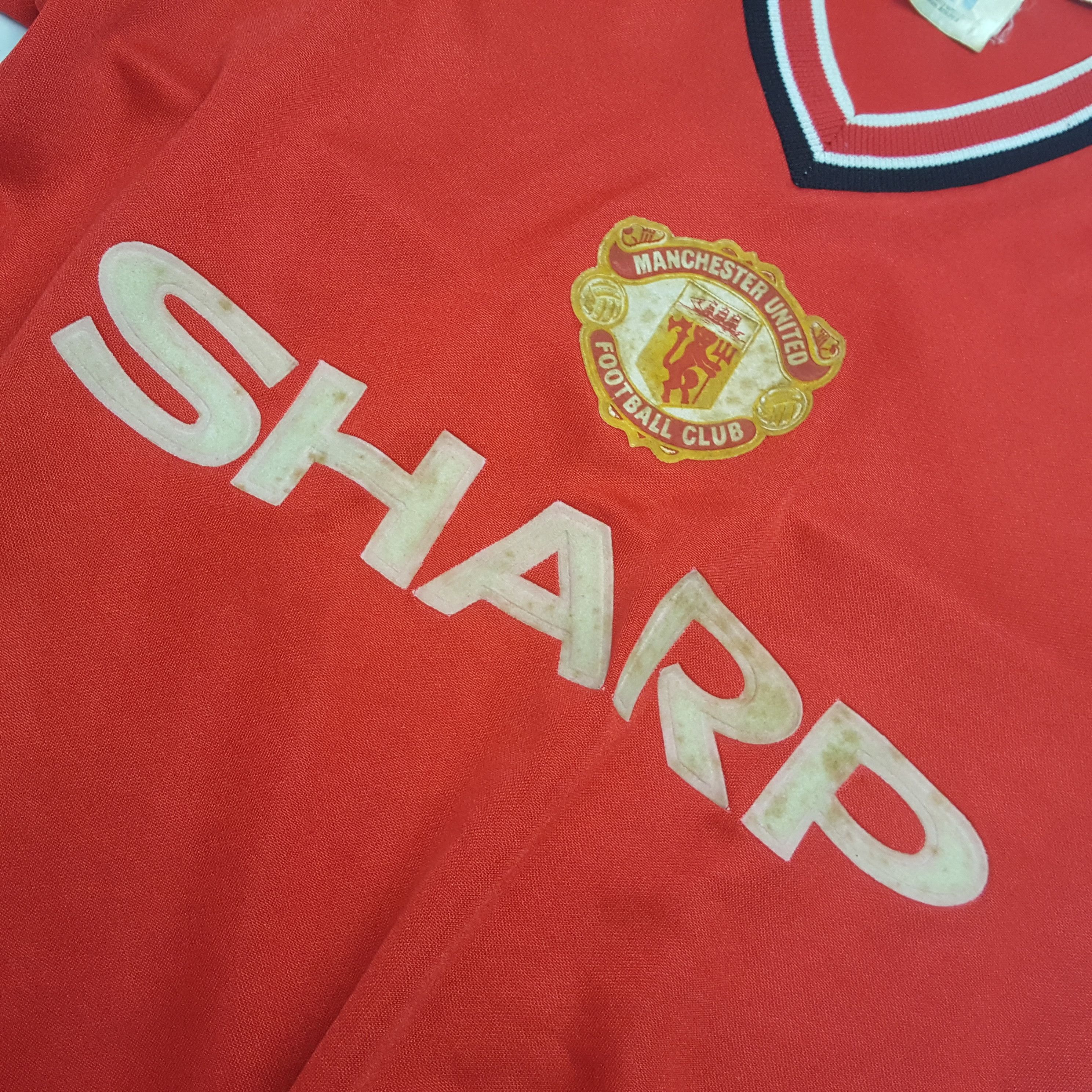 Adidas Vintage Adidas Manchester United Sharp Jersey 32 Size US XS / EU 42 / 0 - 7 Thumbnail