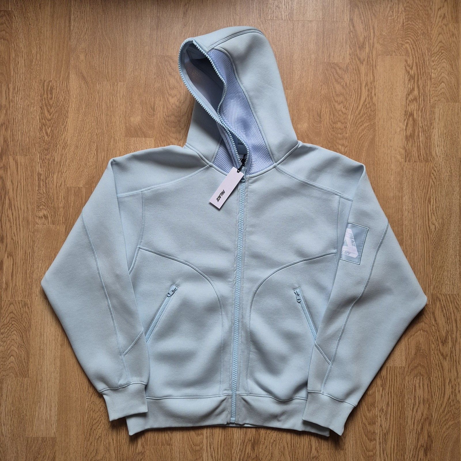 Palace Palace P Crepe Zip Funnel Navy | Grailed