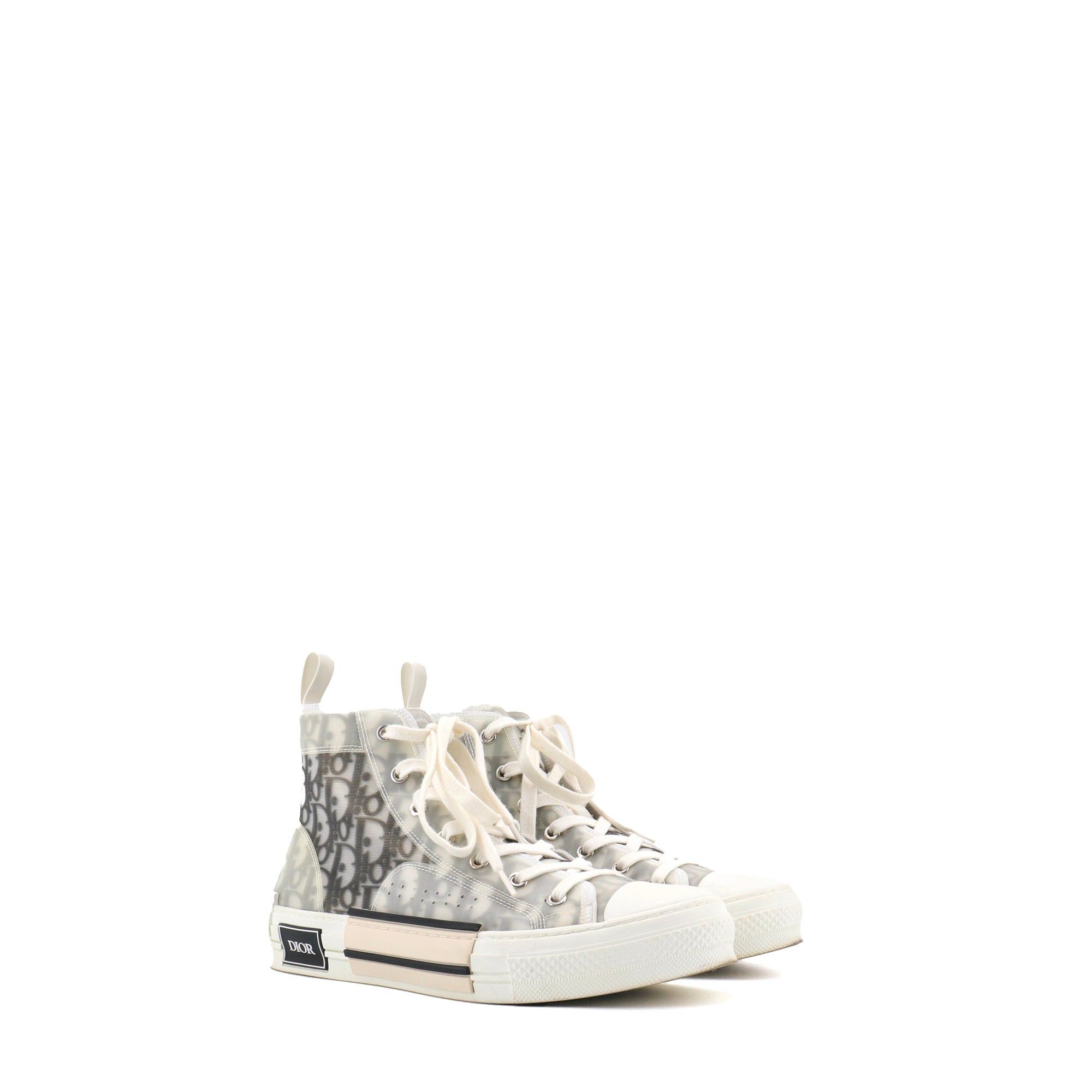 DIOR B23 Dior Haute sneakers in oblique canvas